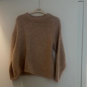 Only Women's Sweater in Warm Tan